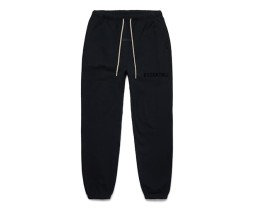 Fear of God Essentials Cream Drawstring Sweatpant Jet Black